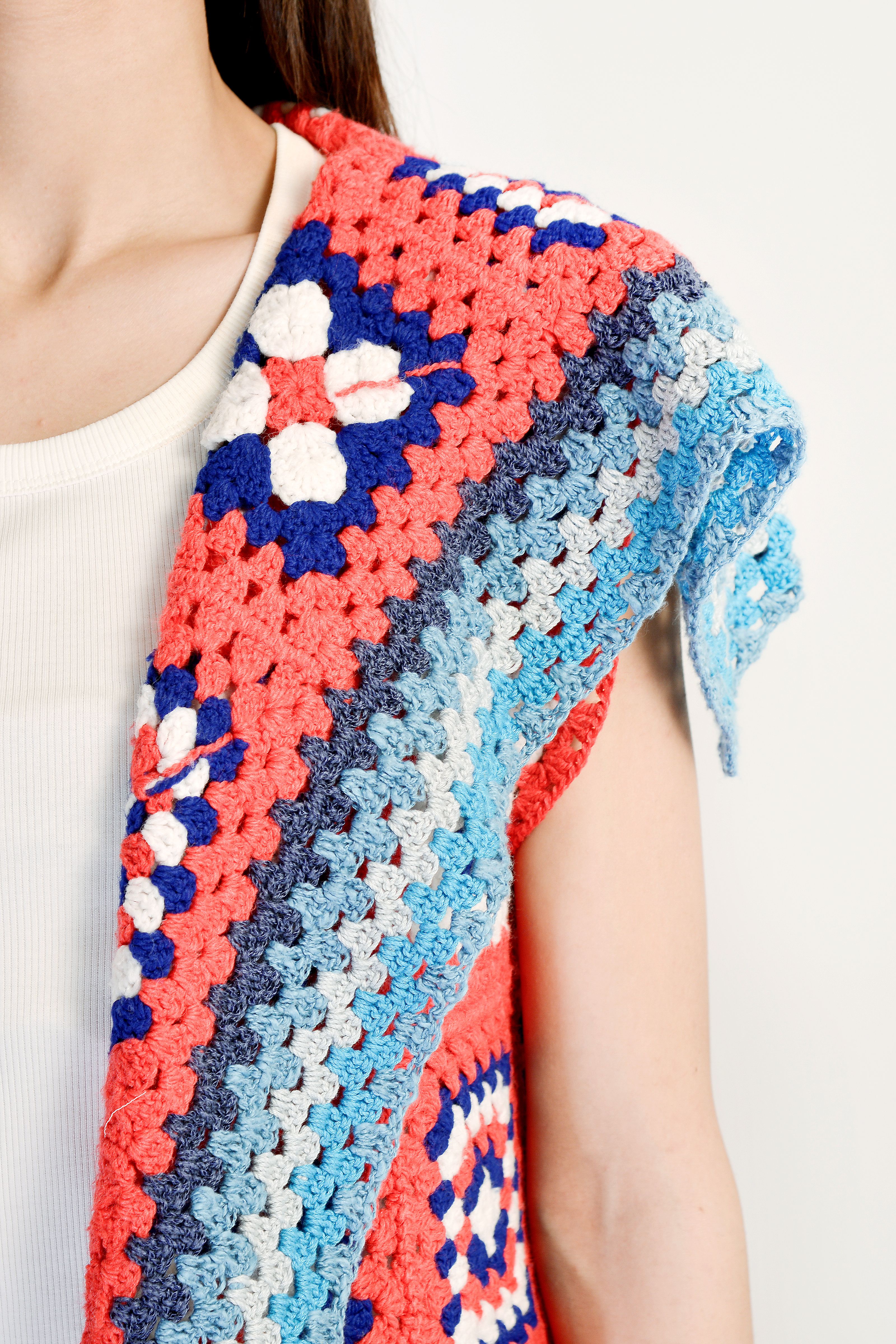 Colorful Crochet Vest